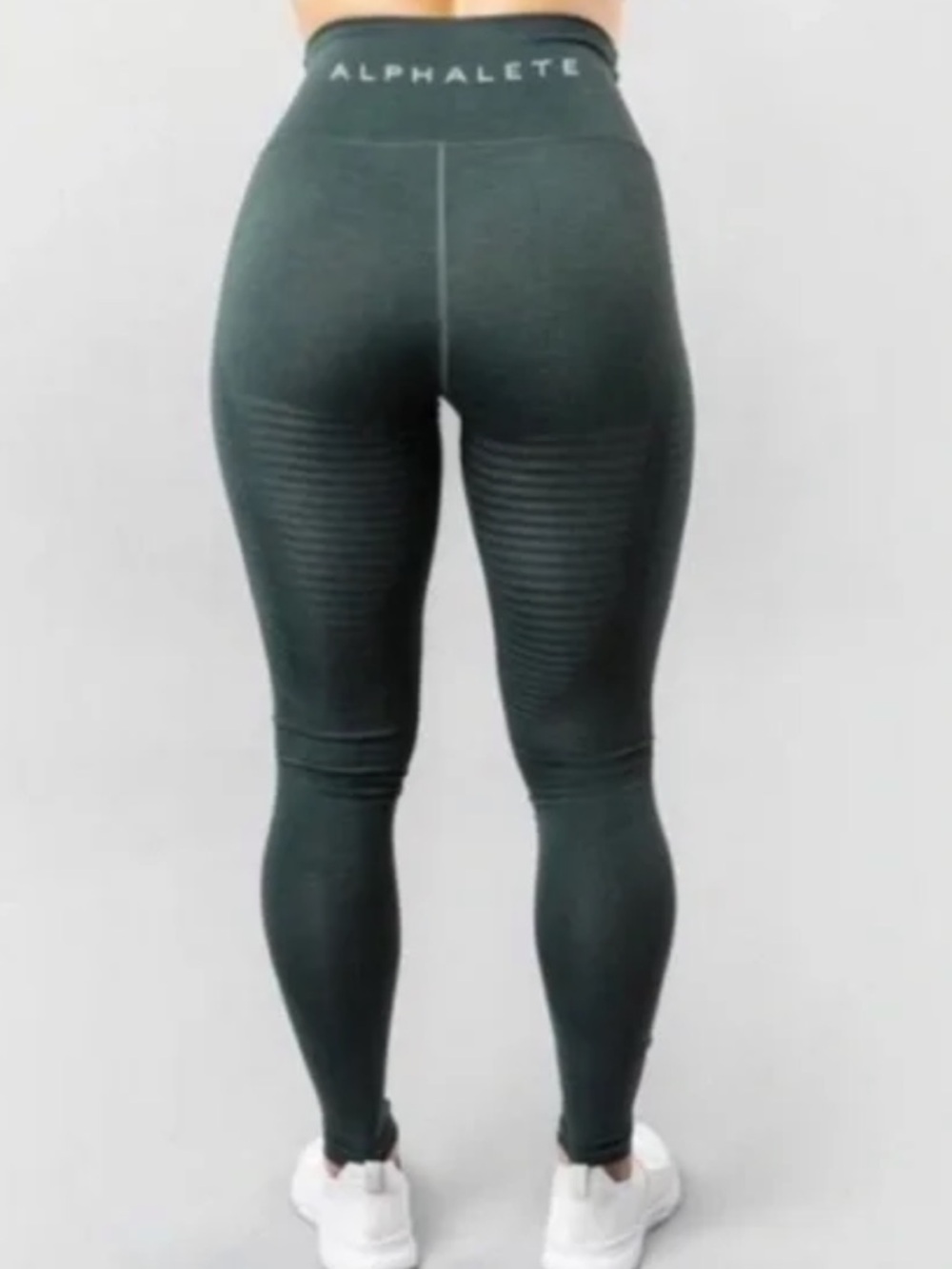 Alphalete Halo Green Compressive Scuplting Leggings